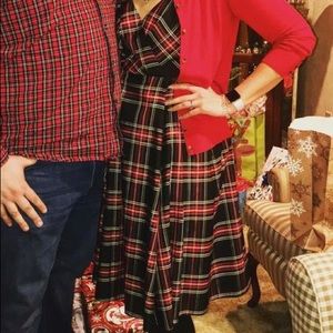 J.Crew Silk Plaid Midi Dress